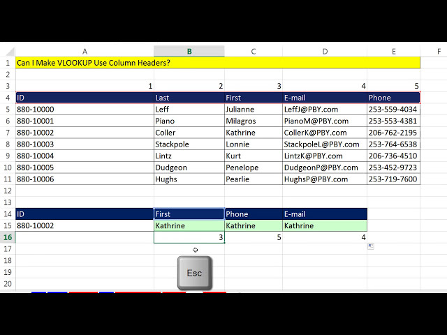 فیلم آموزشی: ترفند جادویی اکسل 1253: آیا می توانم VLOOKUP را از هدرهای ستونی استفاده کنم؟ بله: از VLOOKUP & MATCH استفاده کنید! با زیرنویس فارسی