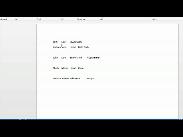 فیلم آموزشی: نحوه تبدیل جدول به متن در اکسل 2010: MS Word و Excel با زیرنویس فارسی