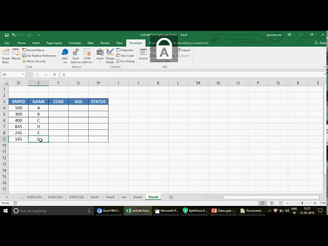 فیلم آموزشی: آموزش Excel - Video 275- VBA - Vlookup with Loops - Advance Lookup با زیرنویس فارسی