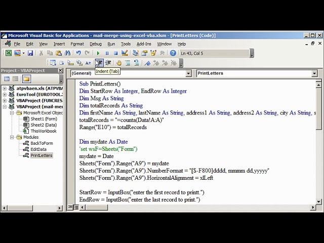 فیلم آموزشی: ادغام ایمیل با استفاده از Excel VBA به صورت خودکار