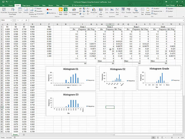 فیلم آموزشی: Excel 2016 Data Analysis ToolPak Histograms and Percent Polygons با زیرنویس فارسی