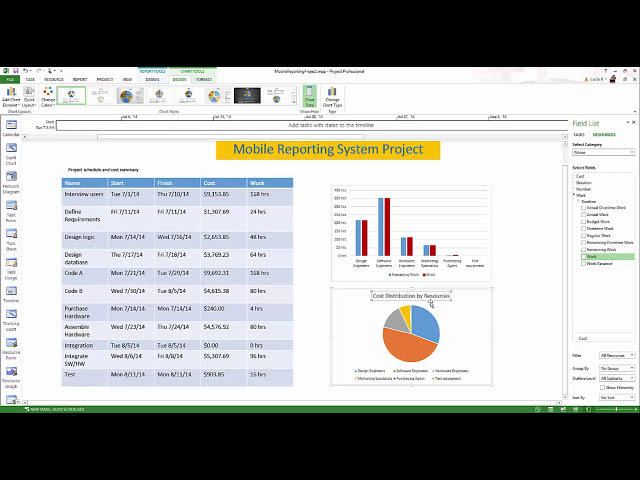 فیلم آموزشی: MS Project 2013 19 گزارش سفارشی و صادرات به Excel یا PDF با زیرنویس فارسی