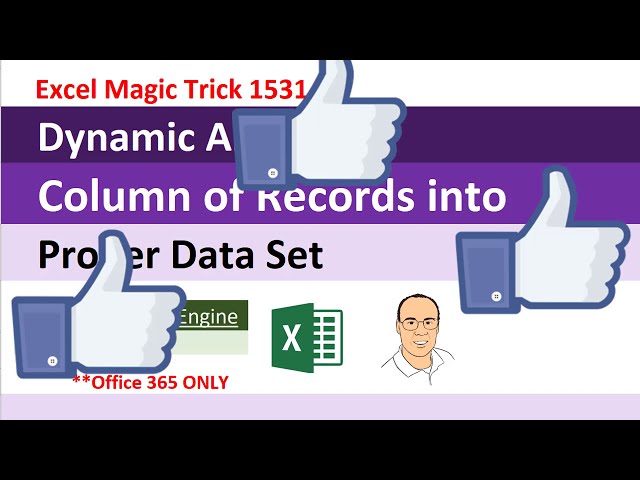 فیلم آموزشی: آرایه های پویا اکسل: ستونی از رکوردها در مجموعه داده های مناسب (ترفند جادویی اکسل 1531) با زیرنویس فارسی