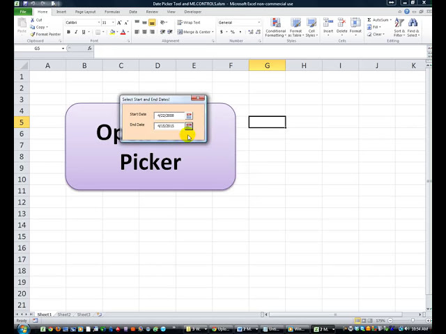 فیلم آموزشی: Excel VBA USERFORMS #25 تقویم انتخابگر تاریخ فاش شد! از طریق Userforms and Controls مثال بزنید با زیرنویس فارسی