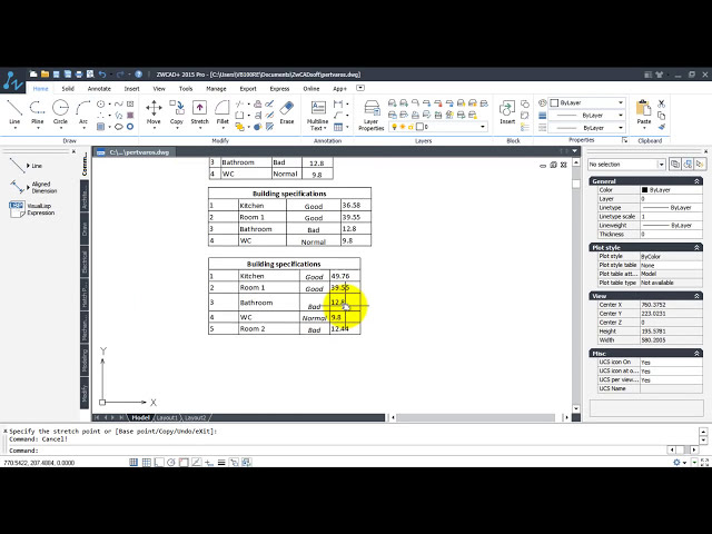 فیلم آموزشی: آموزش: MS Excel با استفاده از ZwCAD+2015