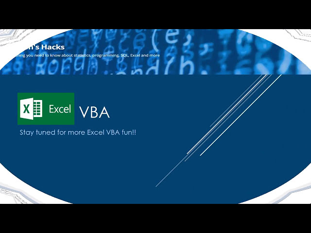 فیلم آموزشی: Excel VBA - متغیرها و دامنه متغیر با زیرنویس فارسی