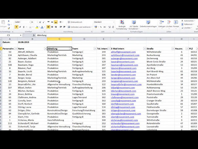 فیلم آموزشی: MS Office Excel 2010 Daten in einer Tabelle filtern mit einer Maske - carinko.com با زیرنویس فارسی