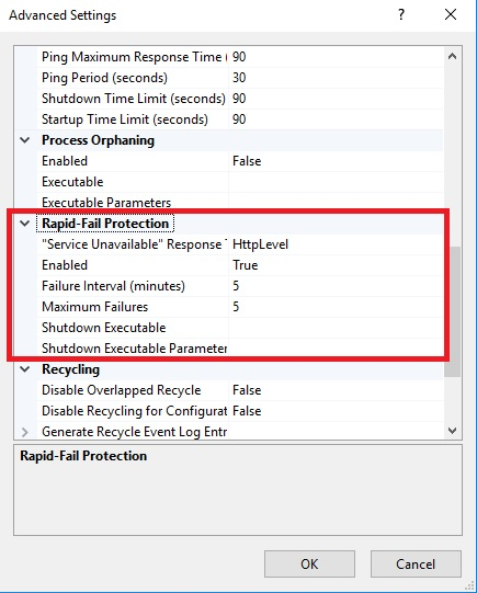 چگونه تنظیمات خرابی مخزن برنامه IIS را با استفاده از PowerShell بدست آوریم؟