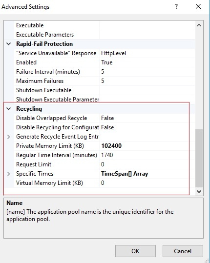 چگونه با استفاده از PowerShell تنظیمات IIS Application Pool Recycle را دریافت کنیم؟