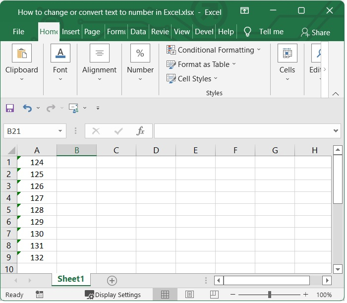 چگونه در اکسل متن را به عدد تغییر دهیم یا تبدیل کنیم؟