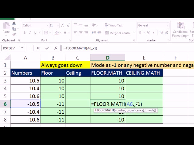 فیلم آموزشی: اکسل 2013 پیش نمایش شماره 3: FLOOR.MATH & CEILING.MATH: Round to Significance Excel Magic Trick 951 با زیرنویس فارسی