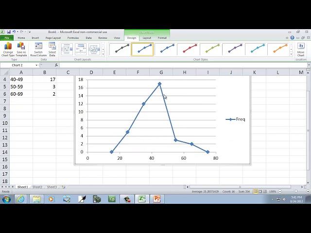 فیلم آموزشی: Excel 2010: ایجاد یک چند ضلعی فرکانس با زیرنویس فارسی