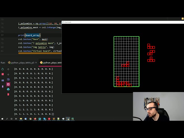 فیلم آموزشی: قرار دادن موقعیت تترومینوها در یک آرایه - Python Plays Tetris p. 4 با زیرنویس فارسی