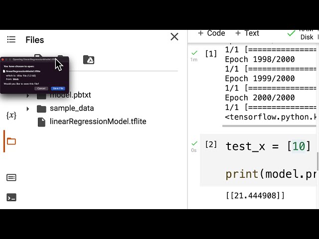 فیلم آموزشی: تبدیل مدل یادگیری ماشین پایتون به TensorFlow Lite با زیرنویس فارسی