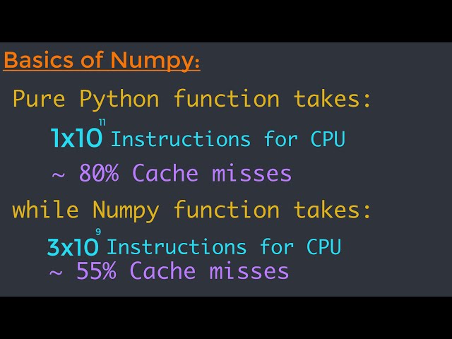 فیلم آموزشی: Numpy در پایتون | چگونه numpy می تواند کد ما را بهینه کند با زیرنویس فارسی