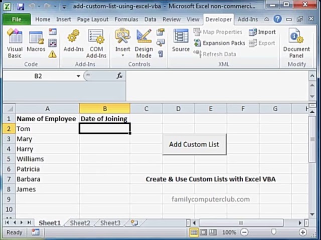 فیلم آموزشی: ایجاد و استفاده از لیست های سفارشی با Excel VBA