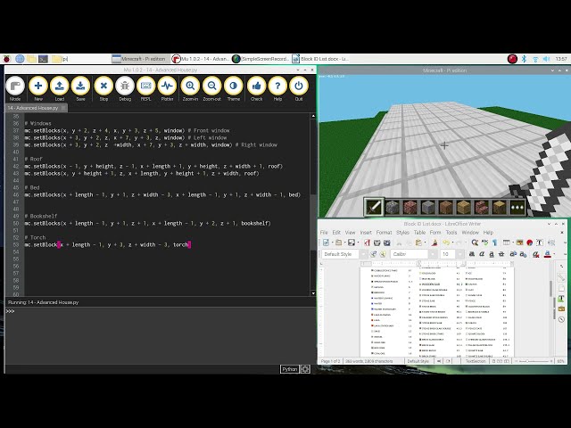 فیلم آموزشی: Minecraft Pi - ساخت خانه پیشرفته با استفاده از Python با زیرنویس فارسی