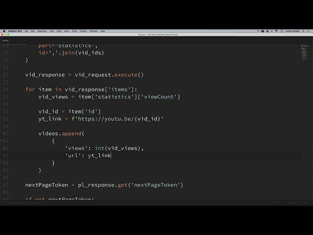 فیلم آموزشی: آموزش Python YouTube API: لیست پخش را بر اساس محبوب ترین ویدیوها مرتب کنید با زیرنویس فارسی