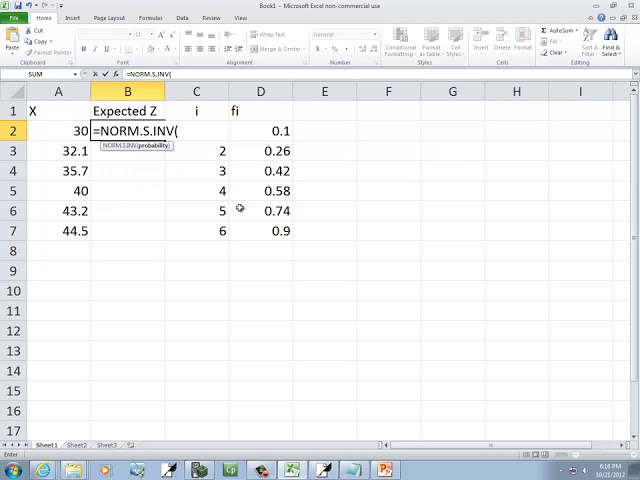 فیلم آموزشی: Excel 2010: ایجاد یک نمودار احتمال عادی با زیرنویس فارسی