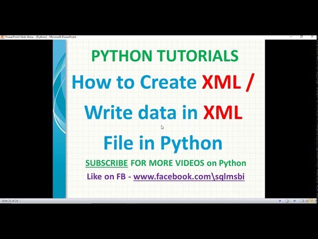 فیلم آموزشی: آموزش پایتون | ایجاد فایل XML با استفاده از پایتون | مثال های python xml با زیرنویس فارسی