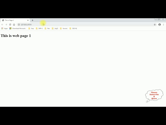 فیلم آموزشی: Python Django 3.0.8 چندین صفحه HTML و پیکربندی مسیریابی در urls.py با زیرنویس فارسی
