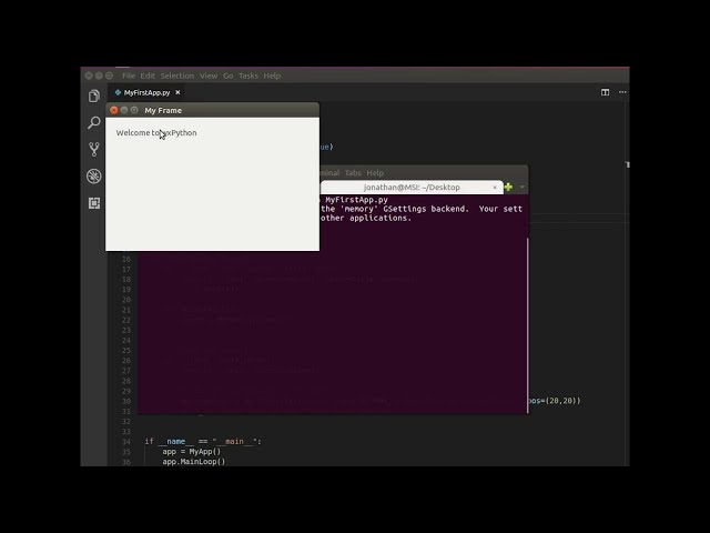 فیلم آموزشی: wxPython Tutorial 01: First App با زیرنویس فارسی