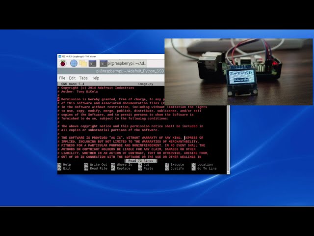 فیلم آموزشی: Raspberry Pi OLED SSD1306 با استفاده از پایتون با زیرنویس فارسی