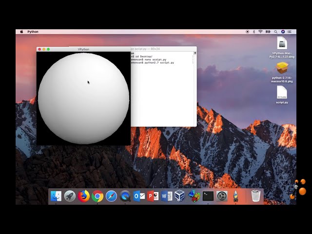 فیلم آموزشی: نحوه نصب vpython در macOS High Sierra با پایتون 2.7 با زیرنویس فارسی