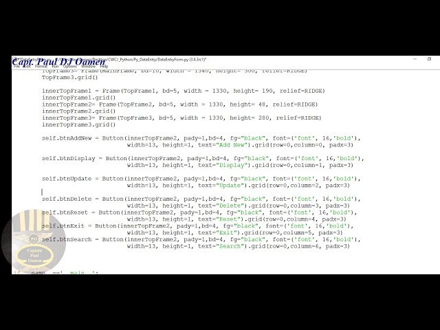 فیلم آموزشی: نحوه ایجاد فرم ورود داده با استفاده از پایگاه داده در پایتون - آموزش کامل با زیرنویس فارسی