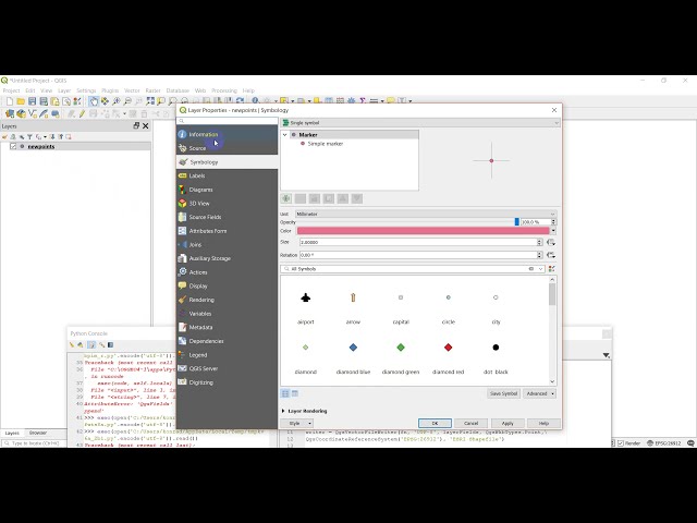 فیلم آموزشی: QGIS Python (PyQGIS) - یک شکل فایل جدید ایجاد کنید با زیرنویس فارسی