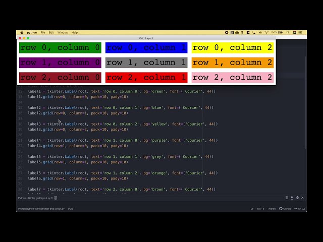 فیلم آموزشی: ابزارک های رابط کاربری گرافیکی Python Tkinter با زیرنویس فارسی