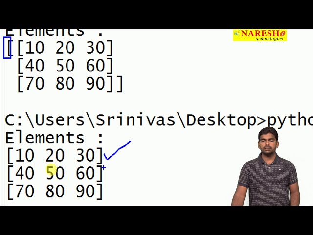 فیلم آموزشی: فهرست آرایه NumPy | آموزش NumPy در پایتون | آقای سرینیواس