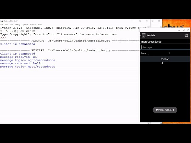 فیلم آموزشی: MQTT Tutorial 8 - Paho Python MQTT Client-Subscribe with Examples