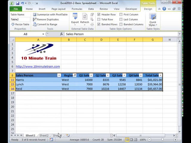 فیلم آموزشی: Excel 2010 Tutorial 2: ایجاد یک صفحه گسترده اولیه با زیرنویس فارسی