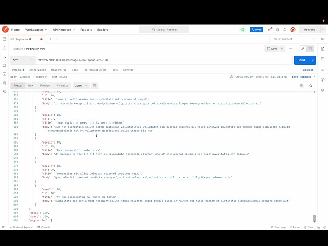 فیلم آموزشی: با FastAPI و Python یک API صفحه بندی بسازید (زیر 10 دقیقه!)
