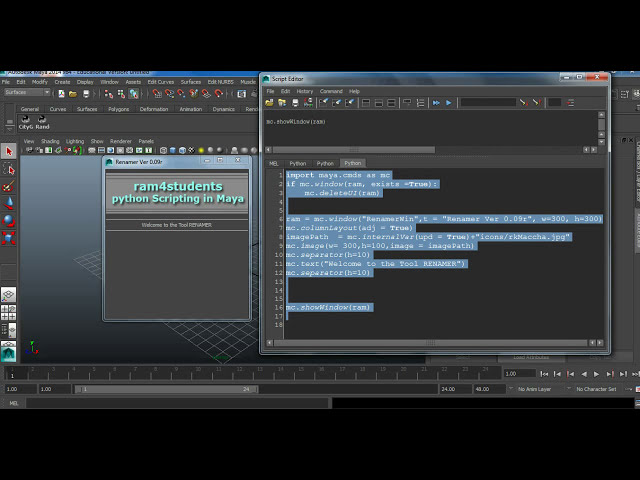 فیلم آموزشی Python In Maya Python Scripting Part05 Slider And