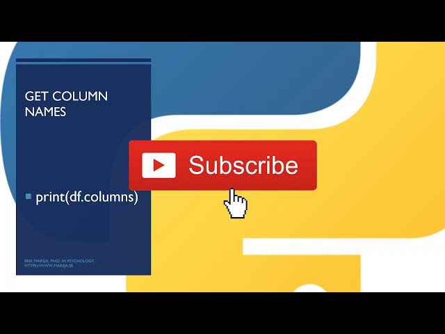 فیلم آموزشی: 6 روش برای دریافت نام ستون پانداها - آموزش پایتون با زیرنویس فارسی