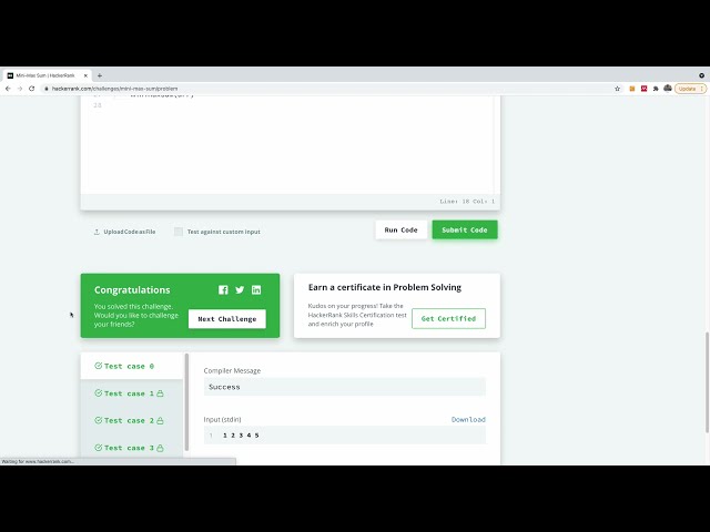 فیلم آموزشی: راه حل MINi-Max Sum HackerRank کدگذاری شده در پایتون با زیرنویس فارسی