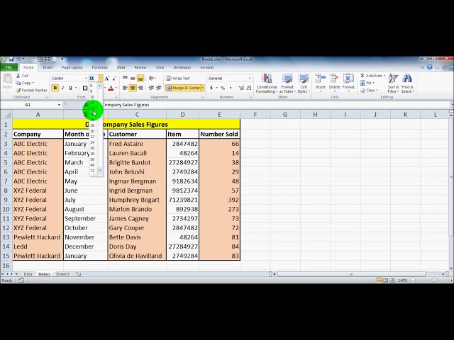 فیلم آموزشی: نکات و ترفندهای Microsoft Excel - F4، Colors و Merge and Center با زیرنویس فارسی