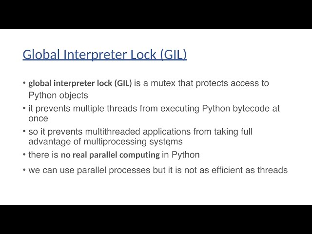 فیلم آموزشی: محاسبات موازی در پایتون | قفل مترجم جهانی (GIL) با زیرنویس فارسی
