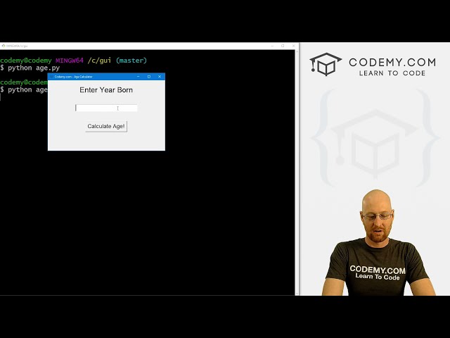 فیلم آموزشی: Build An Age Calculator - Python Tkinter GUI Tutorial 204 با زیرنویس فارسی