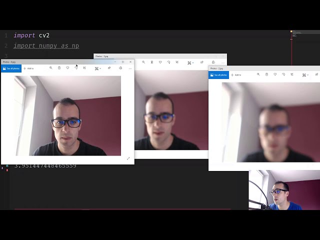 فیلم آموزشی: تشخیص تار بودن تصویر - Opencv با پایتون با زیرنویس فارسی