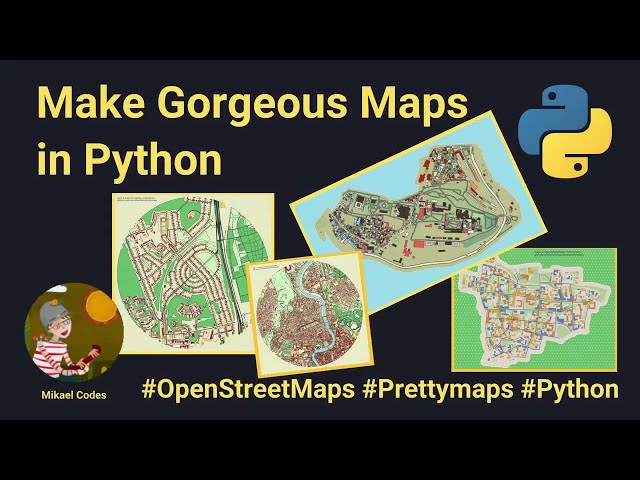 فیلم آموزشی: با Prettymaps + Python نقشه های زیبا ایجاد کنید با زیرنویس فارسی