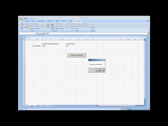فیلم آموزشی: Environ VBA Command در Microsoft Excel 2007 (دریافت نام Active Directory) با زیرنویس فارسی