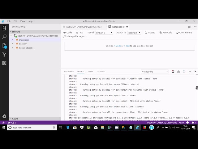فیلم آموزشی: نحوه نوشتن کدهای پایتون در Azure Data Studio
