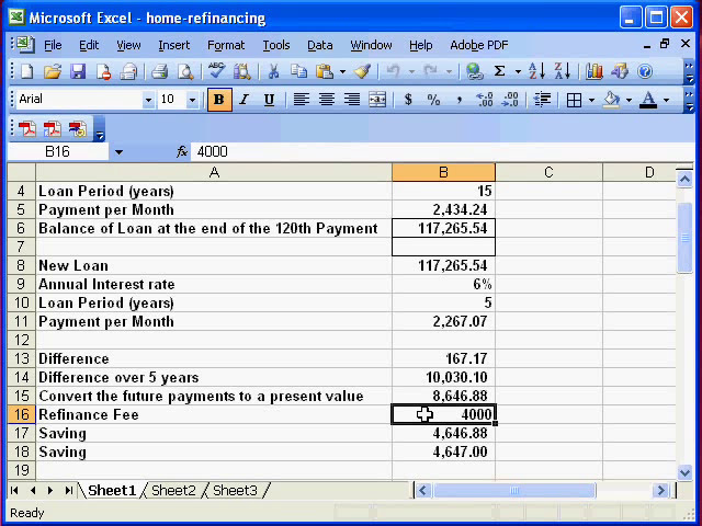 فیلم آموزشی: محاسبات بازپرداخت وام مسکن در MS Excel