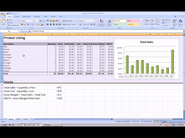 فیلم آموزشی: Excel 2007: نحوه ایجاد یک نمودار یا نمودار با استفاده از داده های صفحه گسترده