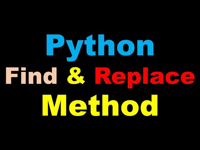 فیلم آموزشی: پایه های پایتون 3 شماره 3.3: روش یافتن و جایگزینی پایتون