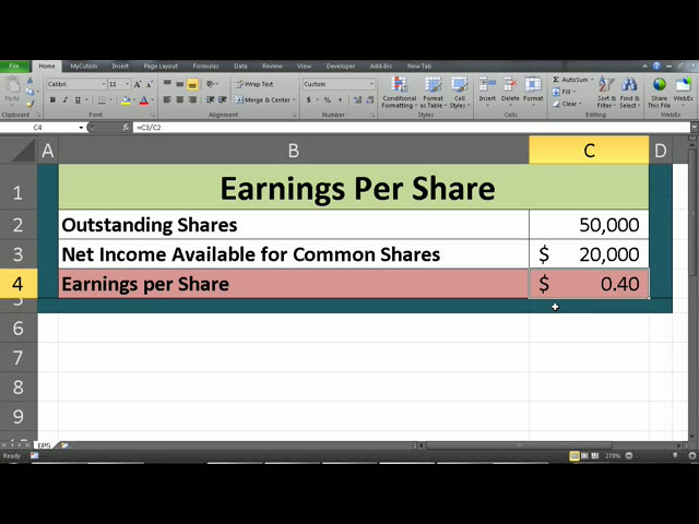 فیلم آموزشی: تحلیل مالی - محاسبه سود هر سهم (EPS) با استفاده از اکسل با زیرنویس فارسی