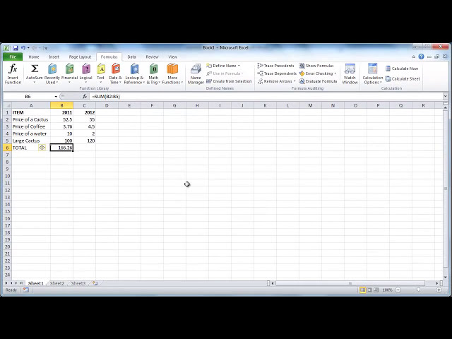 فیلم آموزشی: نحوه محاسبه خودکار فرمول های Excel 2010 با زیرنویس فارسی